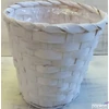 Kép 1/2 - Kaspó bambusz fehér 16x14cm