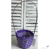 Kép 1/2 - Kaspó bambusz füles lila 30x9cm