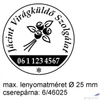 Kép 2/2 - Bélyegző Trodat 46025 +6/46025 párnával szövegbélyegző O 25 mm