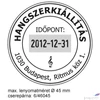 Kép 2/2 - Bélyegző Trodat 46145 dátumbélyegző O 45 mm, dát.: 4 mm