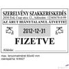 Kép 2/2 - Bélyegző Trodat 4727 dátumbélyegző 60 x 40 mm, dát.: 4 mm
