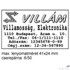 Kép 2/2 - Bélyegző Trodat 5200 fém szövegbélyegző 41 x 24 mm