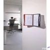 Kép 5/6 - Bemutatótábla tartó fali 10db bemutatótáblával DURABLE SHERPA WALL piros
