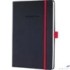 Kép 1/4 - Beíró exkluzív A5 kockás SIGEL Conceptum Red Edition 97lap fekete/piros Irodai papíráru SIGEL CO662