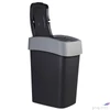 Kép 2/2 - Billenős szemetes 45l CURVER Pacific flip bin fekete/ezüst