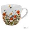 Bögre porcelán 460 ml WILD BIRD-virágos pipacsos Díszdobozban