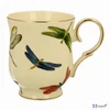 Bögre porcelán 450ml DRAGONFLIES ECRU-szitakötők Díszdobozban