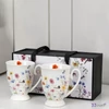 Bögre porcelán 340ml AMELIA 2 db Díszdobozban