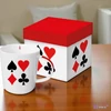 Bögre porcelán 3,5dl Card Deck dobozban
