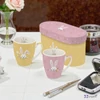 Bögre porcelán 3,5dl dobozban,2db-os, Hello