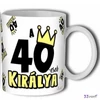Bögre Porcelán 40. születésna férfiaknak