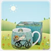Bögre porcelán 430ml dobozban, Bicycle