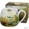 Bögre porcelán 430ml dobozban, Monet: Kert Argenteuilban