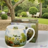 Bögre porcelán 430ml dobozban, Monet: Kert Argenteuilban