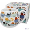 Bögre porcelán 430ml Teacup Cats dobozban