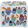 Bögre porcelán 430ml Teacup Cats dobozban