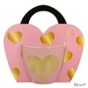 Bögre porcelán 460 ml Pink BIG HEART-szives Díszdobozban