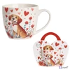 Bögre porcelán 460ml Dog díszcsomagolásban