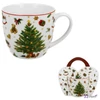 Bögre porcelán 460ml díszcsomagolásban, Christmas Tree