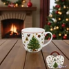 Bögre porcelán 460ml díszcsomagolásban, Christmas Tree