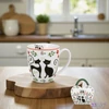 Bögre porcelán 460ml díszcsomagolásban, Etno Cats