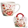 Bögre porcelán 460ml Hedgehog díszcsomagolásban