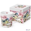 Bögre porcelán 4dl dobozban, Oiseau Printemps