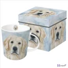 Bögre porcelán 4dl Quinn dobozban