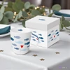 Bögre porcelán 4dl Seaside dobozban