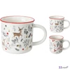 Bögre porcelán karácsony 400m New bone KPM25