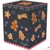 Kép 2/3 - Bögre Porcelán karácsonyi 3dl tetővel fémszűrővel, Gingerbread dobozban