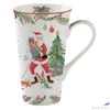 Kép 1/2 - Bögre Porcelán karácsonyi 6dl Joyful Santa dobozban