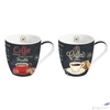 Kép 1/2 - Bögre szett Porcelán 3,5dl It's Coffee Time 2db-os dobozban