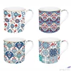 Kép 1/2 - Bögre szett Porcelán 3dl Iznik, Atmosphere 4db-os dobozban
