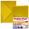 Kép 1/5 - Boríték C6 szilikonos Pukka PadGold, arany
