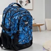 Budmil hátizsák 26' Kék-Fekete Mintás 33x46x21cm 10110149/S95