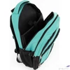 Kép 5/8 - Budmil ovális hátizsák 25' Menta-Fekete,33x49x28cm 10110183/S48