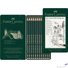 Kép 1/2 - Faber-Castell grafitceruza 9000 Design szett 12db 5H-5B AG-Castell fémdobozban 119064