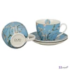 Csésze csészealjjal porcelán Mandulavirág Van Gogh ihlette 2db/szett Díszdobozban