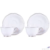 Kép 3/3 - Csésze+alj Porcelán 250ml, 2 személyes, dobozban Bella Rosa