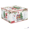 Kép 2/2 - Csésze+alj porcelán reggeliző 4dl Joyful Santa dobozban