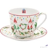 Kép 1/2 - Csésze+alj porcelán reggeliző 4dl Ready for Christmas dobozban