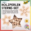 Kép 1/7 - Csillagkészítő szett 161db-os fa gyöngyből natúr 