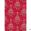 Kép 11/17 - Csomagolópapír karácsonyi 70x200cm, diszcsomagoló vegyes minták Clairfontaine/Eurowrap