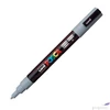 Kép 2/2 - Decormarker UNI-BALL Posca 0,9-1,3mm vízbázisu akril mar palaszürke Írószerek UNI Posca  PC-3M