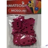 Kép 1/2 - Dekorgumi MATEOS - Harang Glitteres dekor gumilap. Pink és árnyalatai - Karácsonyi dekor.