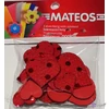 Dekorgumi MATEOS - Szív dekor gumilap. Vegyes színek - Karácsonyi dekor.