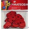 Kép 2/2 - Dekorgumi MATEOS - Szív dekor gumilap. Vegyes színek - Karácsonyi dekor.