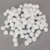 Dekor pompom 20mm fehér zsenília golyó, 100db/cs
