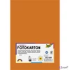 Dekorkarton 2 oldalas A4 300 g 50lap FOLIA világosnarancslap FOLI lap FOLIA világosnarancs